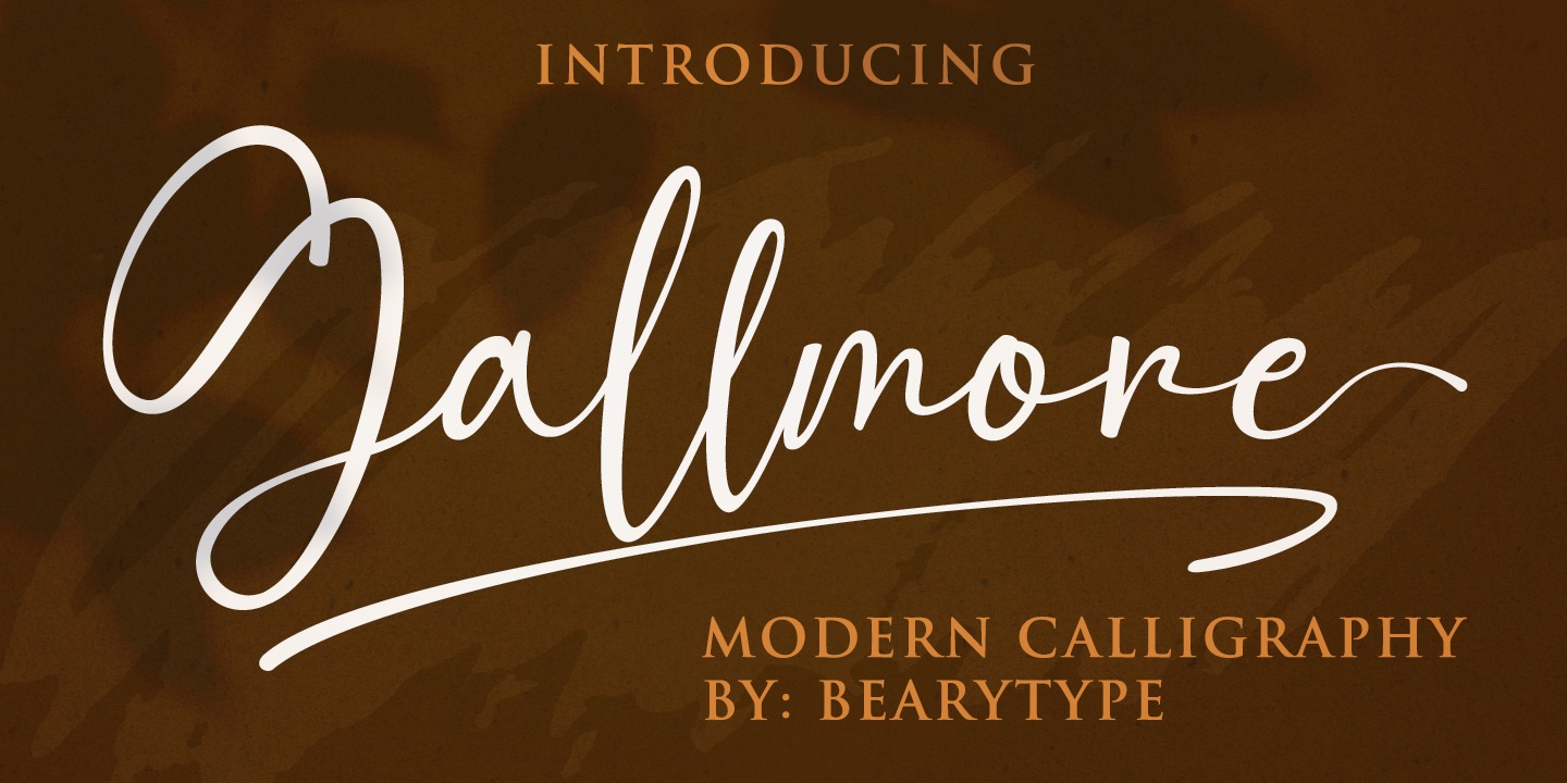Gallmore Font preview